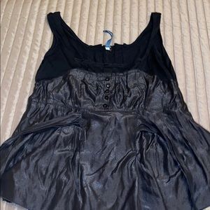 Tie Shirt with Buttons & Belt